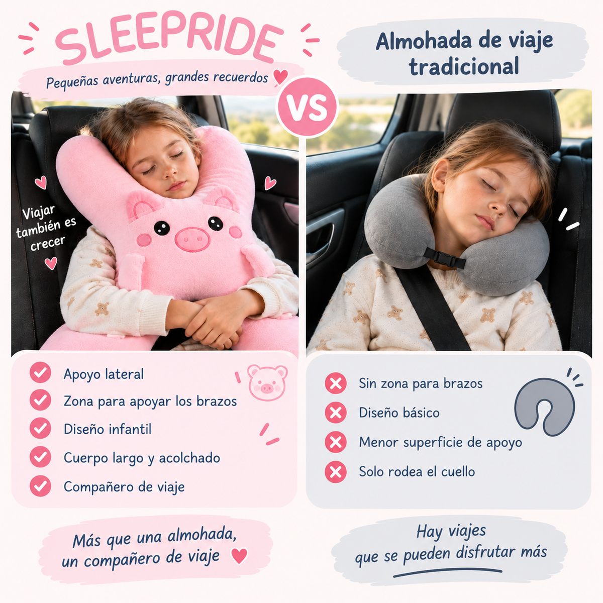 Almohada Confort para Viajes